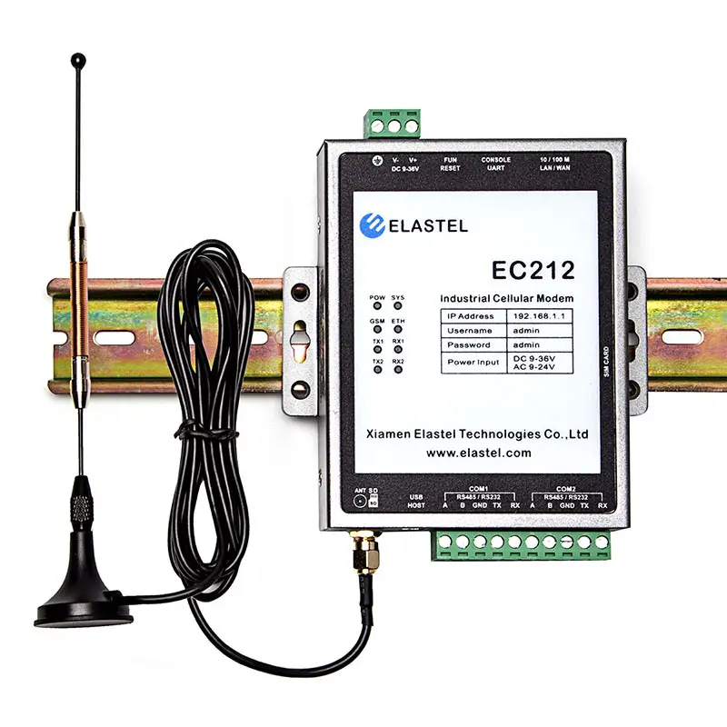 무선 IoT 산업용 4G 3G SMS 게이트웨이 GSM 모뎀 (RS232 인터페이스 Sim 카드 포함)