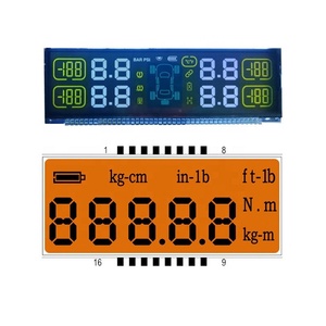 Kunden spezifische Größe Tn Htn Fstn Schwarz Va Touch Digit Lcd Bildschirm Für Wasserzähler/Energie zähler 7 Segment Monochrom Custom Lcd Display - Product Image 5