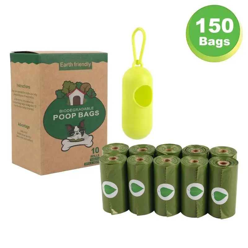 Produtos Por Atacado Para Pet Shop Eco Friendly Personalizado Biodegradável Dog Bag Poop Dog Waste Bag Dog Poop Bag Com Dispenser