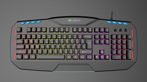 低価格コンピューターアクセサリーLedバックライトRGBLEDレインボーゲーミングコンボゲーマー4IN1セット - Product Image 5