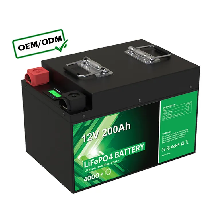 OEM 12V 24V 20Ah 100Ah 200Ah 280Ah призматическая Солнечная RV тележка для гольфа батарея LiFePO4 Pack литий-ионный фосфатный аккумулятор