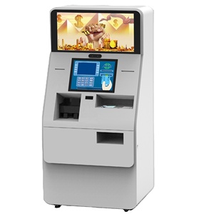 Ngân hàng ATM Dual-Screen tiền mặt tiền gửi kiosk với lưu ý Dispenser hộ chiếu Máy quét kiểm tra tiền gửi kiosk Máy thanh toán kiốt - Product Image 1