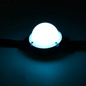 Milky White <strong>RGB</strong> Pixel <strong>LED</strong> Dome Module 40mm RGBW <strong>DMX512</strong> Control Dot Point <strong>String</strong> <strong>Light</strong> - Product Image 5