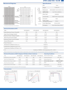 Bảng so sánh bảng năng lượng mặt trời cho các tấm pin mặt trời JA, 440-455W kính kép Mono - Product Image 2