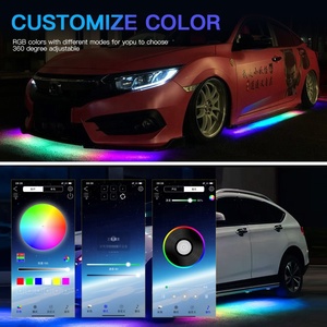 ไฟไล่สี RGB สำหรับรถยนต์อุปกรณ์เสริมชุดไฟ LED ใต้ร่างกาย - Product Image 6