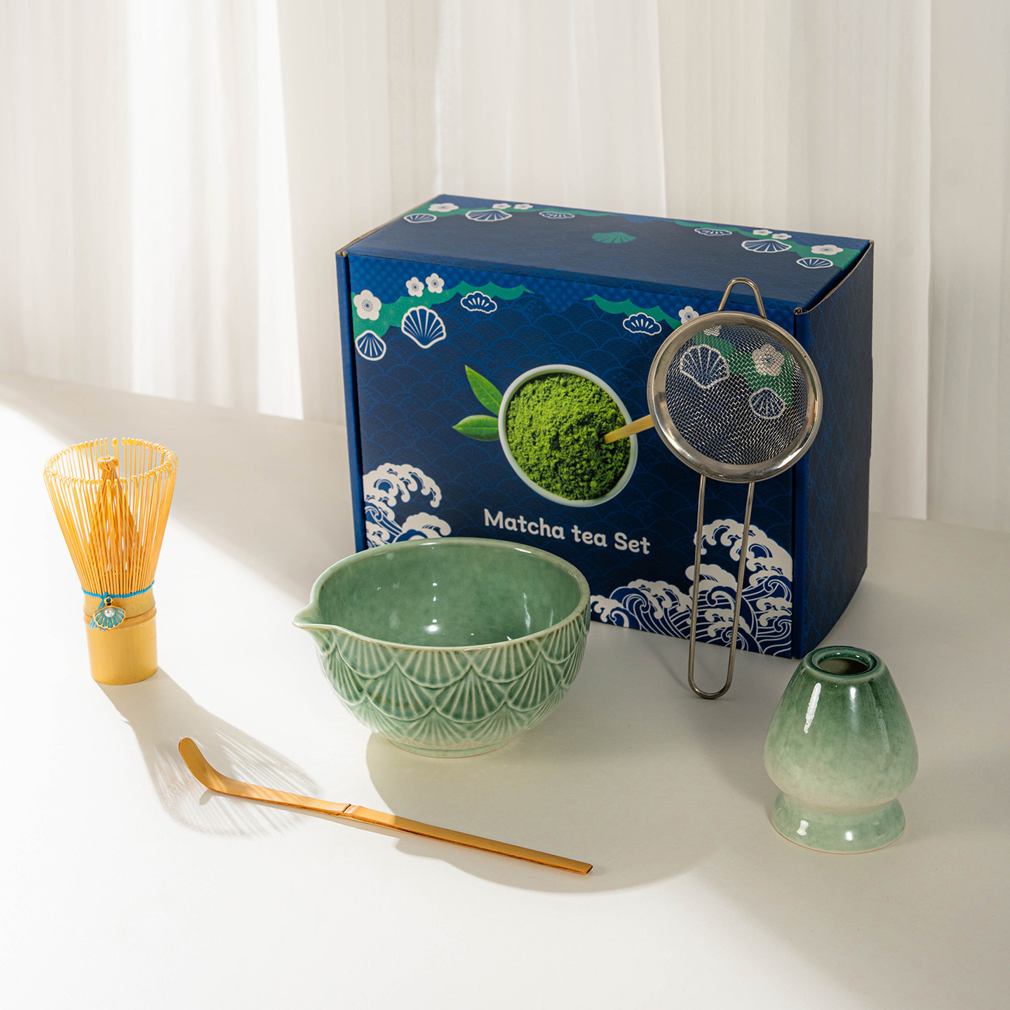 Ensemble de 5 pièces - Vert changé au four