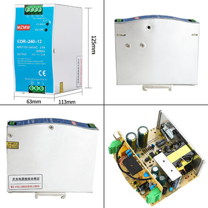 MZMW-Fuente de alimentación conmutada para CCTV LED y dispositivos inteligentes, salida única, carril DIN, SMPS, 25 A, 240W, 12V, 20A, 1 unidad, 1 unidad, 1 unidad - Product Image 4