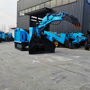 Slag Raking Machine Small Mining <strong>Loading</strong> and <strong>Unloading</strong> Equipment Mucking <strong>Loader</strong> Crawler Slag Removing Machine - Product Image 5
