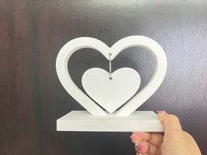 Tự làm pha lê thả keo Ins phong cách hình trái tim hình ảnh khung Mặt dây chuyền bánh công cụ với Silicone khuôn nhựa cho Epoxy khung ảnh - Product Image 6