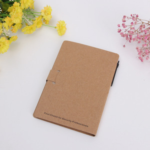 Small A5 Kraft <strong>Paper</strong> Cover <strong>Notebook</strong> Spiral Binding Thread Sewing Colored <strong>Index</strong> Tabs Flags Page Markers for Pocket Notes Notepads - Product Image 3