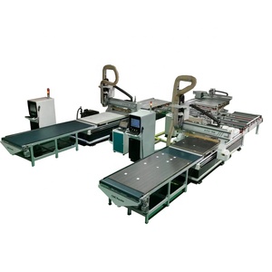 Mobilia del pannello che fa il prezzo della macchina del router di cnc di atc con la funzione di scarico di carico automatico - Product Image 1