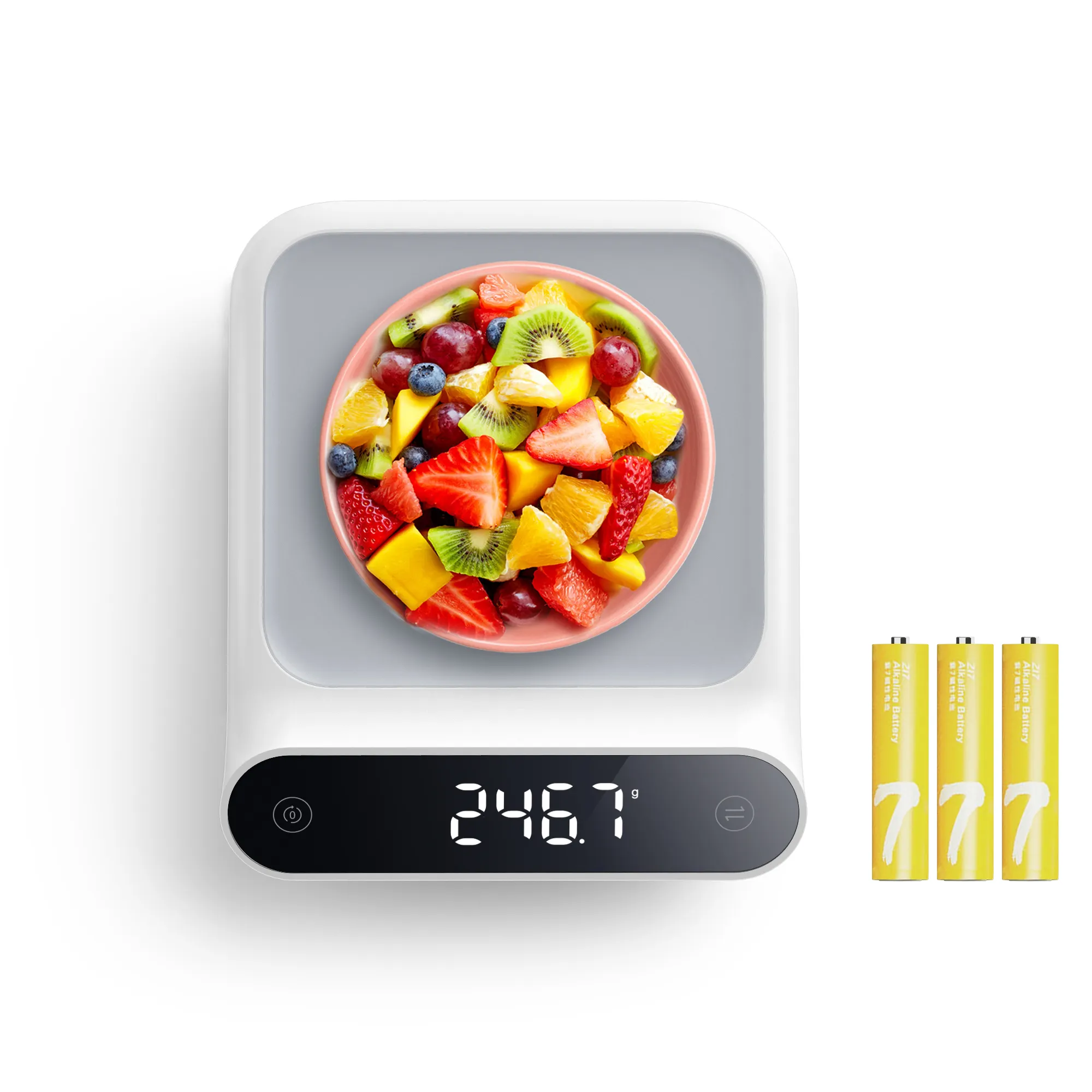 Báscula de cocina inteligente para la pérdida de peso, peso y peso, 1g/0,1 oz