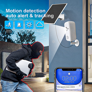 V380PRO Cámara CCTV PTZ Impermeable para Exteriores, Tarjeta SIM 4G con Panel Solar Sensor de Movimiento CMOS para Almacenamiento de Datos, Opciones de Tarjeta de Memoria - Product Image 3