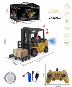 Remote <strong>Control</strong> Forklift Toy 1:24 Scale 2.4g 11ch Lighting Music Rc Truck Simulated Spray Forklift Toy Remote <strong>Control</strong>