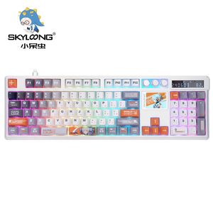 SKYLOONG GK104 PRO Quantum Mech Wayne Theme Teclado mecánico con pantalla de 2,0 pulgadas y función de calculadora Teclado - Product Image 1