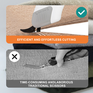 Gunting listrik pisau kardus listrik kotak kain pemotong kulit 3.6v 60w kain portabel gunting listrik - Product Image 6