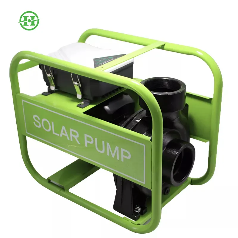 High Flow Solar Surface Water Pump 2HP 2Inch Outlet Solar Water Pump For Agriculture Irrigation