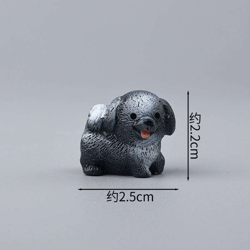 Ours en peluche de couleur unie, noir