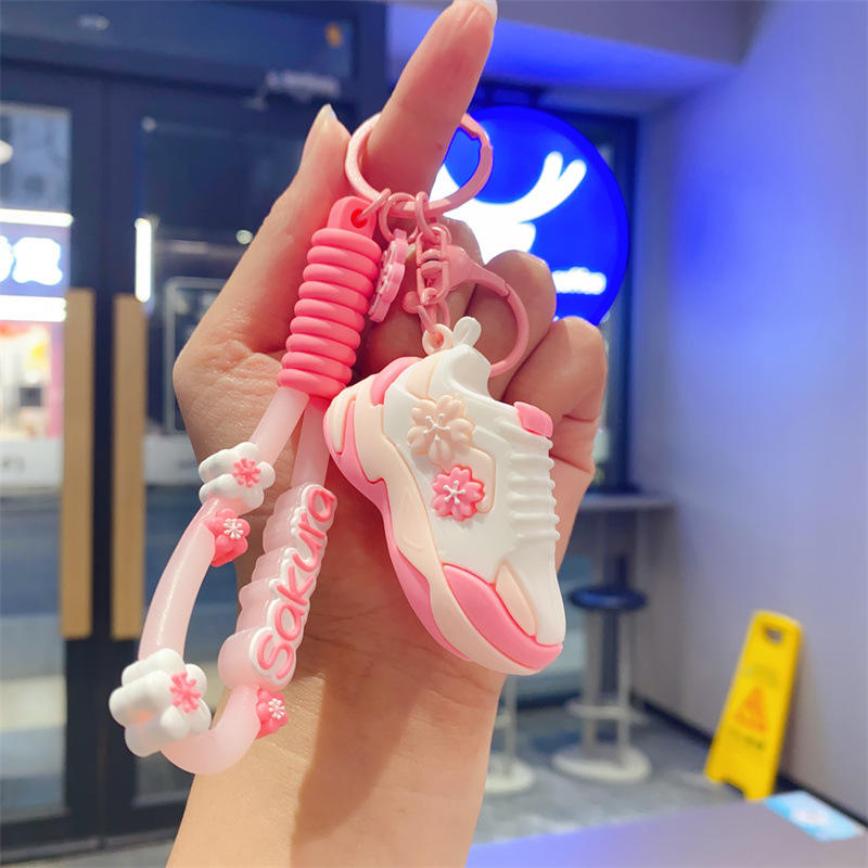 รองเท้าผ้าใบเชอร์รี่บาน-ชมพู