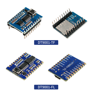 DT9001-TF USB programmier bare MP3-Player-Karte mit 5W Verstärker 10 Trigger/One Line Serial/TTL Control Sprach modul ICs Produkt - Product Image 3