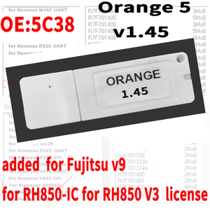 Orange5 1,45 Dongle Software más nuevo V1.45 Orange5 programación agregar más licencia para Fujitsu v9 RH850 V4.3 PK V1.42 V1.38 - Product Image 2