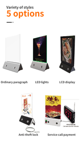 Thiết Kế Mới Nhất <span class=keywords><strong>Acrylic</strong></span> Quảng Cáo Hiển Thị Cho Thuê Ngân Hàng Điện Cho Nhà Hàng Bar Bàn - Product Image 3