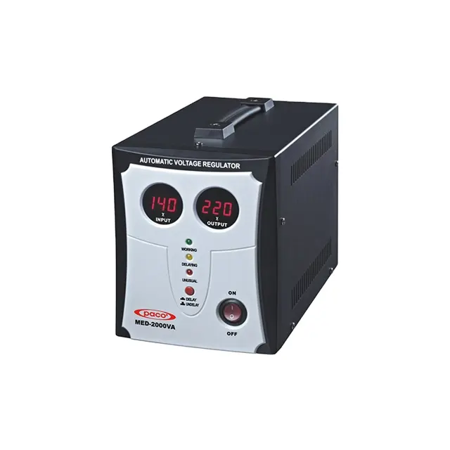 Prix de gros 2000va 220v/110v ac stabilisateur/régulateur de tension automatique pour la maison utilisée