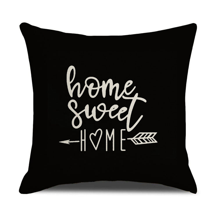 Nordic Home Decor Pillow Cover Office Car Linen Cushion Cover Custom Geometric Print Cushion Cover