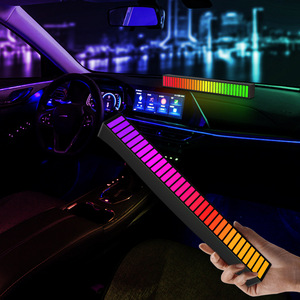 RGBカラフルなLEDビーズ5V USBピックアップリズムライトサウンドアクティブ音楽レベルゲームカーTVルームアプリ倉庫用 - Product Image 2