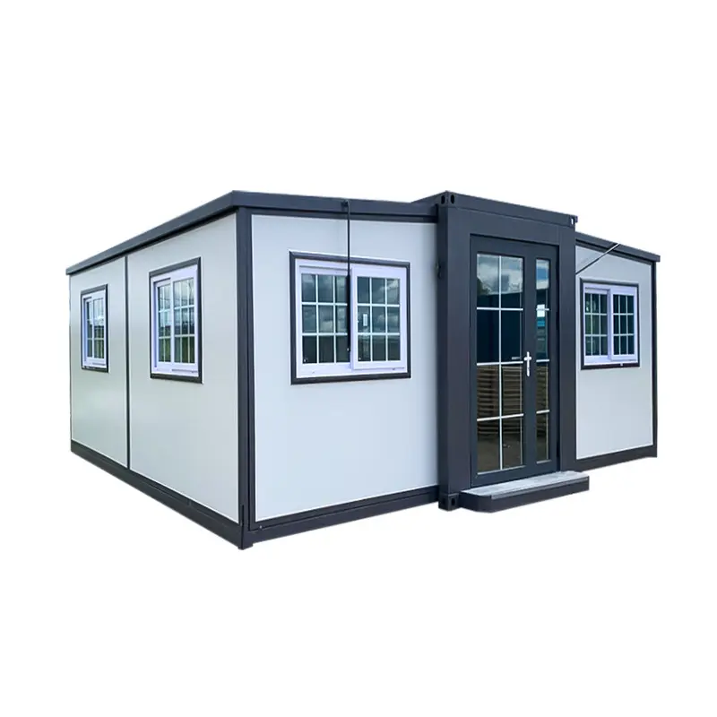 Casa Container espandibile con 2 camere da letto modulare di lusso Standard dell'australia con soggiorno e bagno