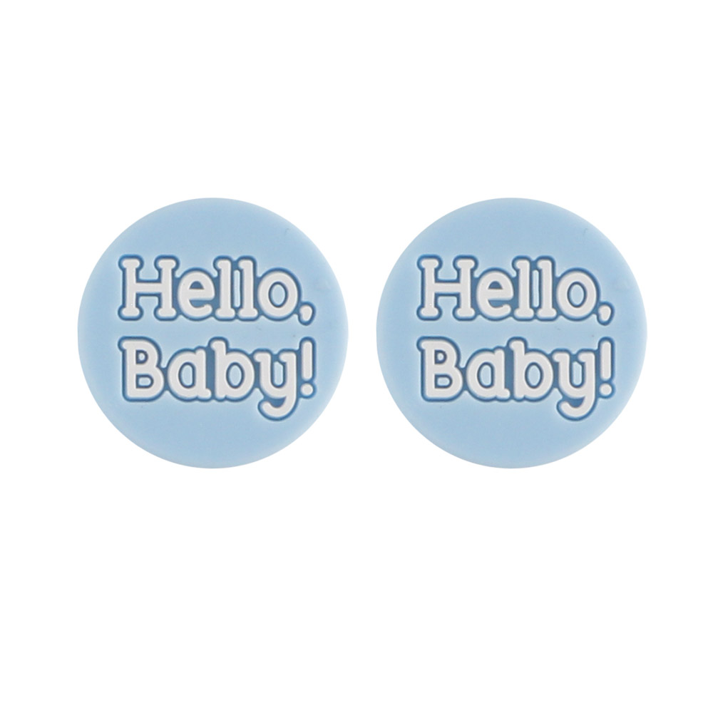 HELLO BÉBÉ Perle focale Bleu Pastel SA253