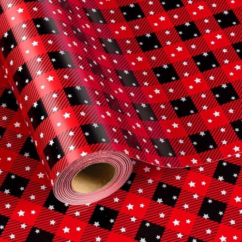 Plaid rouge et noir
