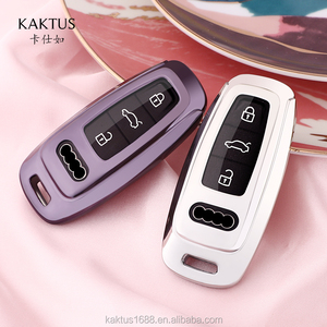 AUDI için araba anahtarı kabuk 18A6L A7 A8L 19A7 A8 Q8 Araba Anahtarı Durum TPU koruyucu kapak - Product Image 2