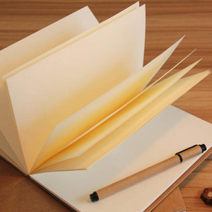 Custom A5 Sketchbook per acquerello e disegno nuda rilegatura semplice carta Kraft copertina taccuino materiale PP diario per uso regalo - Product Image 6
