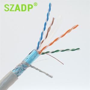 Cat6 SFTP AI Folien geflecht Shield Telecom-Netzwerk kabel Fast Ethernet/Gigabit Ethernet 305m Kupfer-LAN-Kabel mit PVC-Mantel - Product Image 2