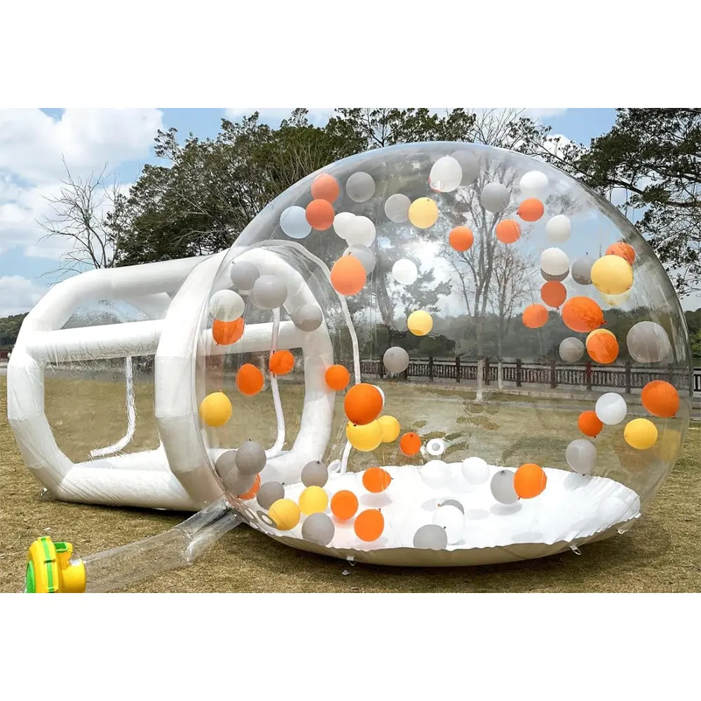 Best Price High Quality Kids Bubble Camping Tent bubble Tent Inflatable Clear Dome Tent for rent
