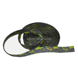 Nylon impresso camuflagem Camo padrão Webbing gancho mágico e fita <span class=keywords><strong>loop</strong></span> para uniforme