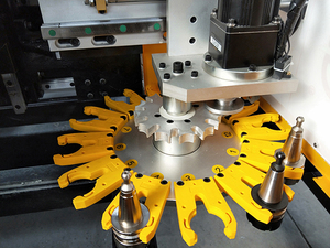 大尺寸2060 2070 2080 ATC CNC Router用于铝，丙烯酸切割真空工作台带t型槽9kw空气冷却主轴 - Product Image 3