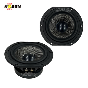 Fábrica HiFi 6.5 polegada fibra de carbono mid woofer <span class=keywords><strong>speaker</strong></span> 4 ou 6 ou 8 ohms em casa áudio sistema qualidade do som 6.5 "mid bass driver
