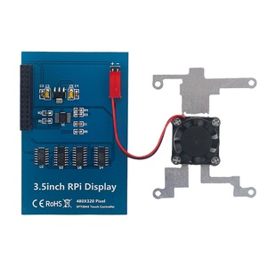 Raspberry Pi 4B/3B 3,5-Zoll-Displayschale mit Lüfter und Touchscreen-LCD-Modulen