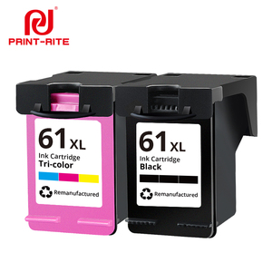 打印-Rite 61 61xl墨盒兼容HP 61墨盒彩色和黑色适用于hp 1000 1010 1050 1510 2050打印机 - Product Image 1