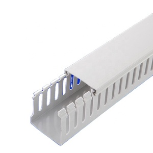 PVC <strong>Trunking</strong> 40 X 40 Slotted U Channel Wire Cable Tray - Product Image 1
