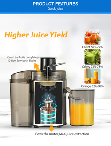 חזק מסחרי ו ביתי מיץ חשמלי, בלנדר juicer עם 1 שנה מובטחת