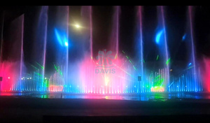 Multimedia DMX512 caratteristiche di acqua controllata grande fontana danzante musicale esterna colorata illuminazione a LED programmata fontana - Product Image 3