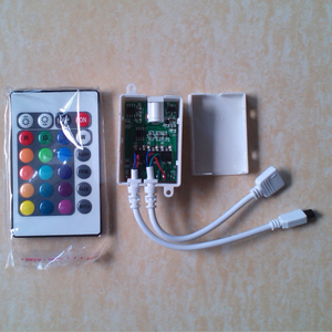 RGB LED Streifen Licht controller hohe qualität 24 Key DC 12V IR Infrarot fernbedienung led rgb controller