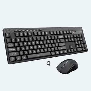 Eyooso Oficina 3 DPI ajustable de Mouse y Teclado 2,4G teclado inalámbrico y ratón Combo para computadora/ordenador portátil/Windows/Mac - Product Image 1