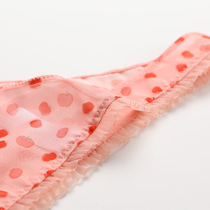 Ladymate ODM/OEM Tangas De Encaje Para Mujer Mulher Fruta Sem Costura Laster Corte Sexy Impresso T-back Thongs Calcinhas das Mulheres