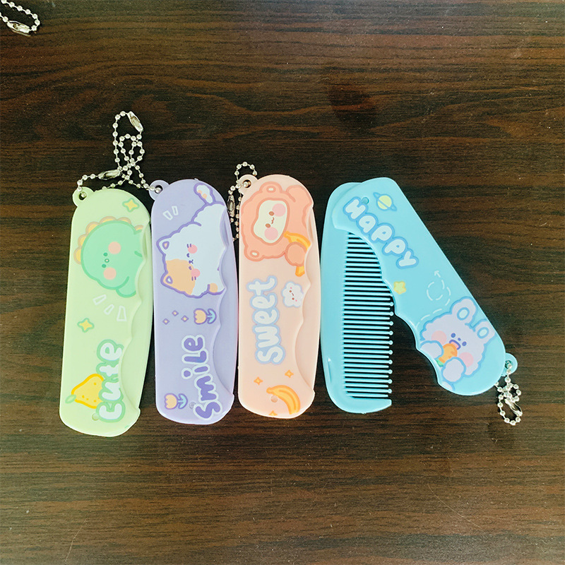 Folding comb without mirror - 1 random item