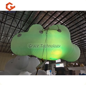 Olaylar için şişme sahne dekorasyon bulut, asılı için özel LED ışıkları şişme bulut balon - Product Image 3