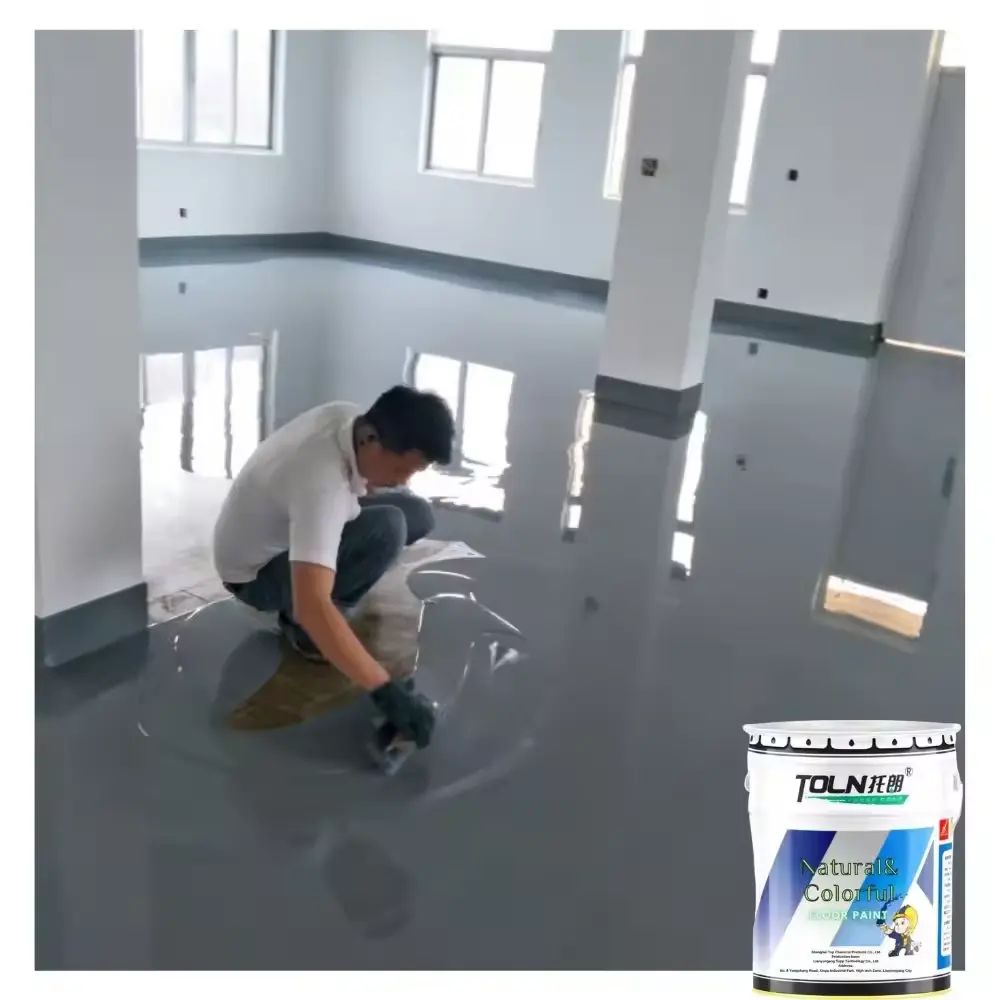 Fábrica al por mayor Industrial transparente resina epoxi sellado Primer casa piso revestimiento pintura